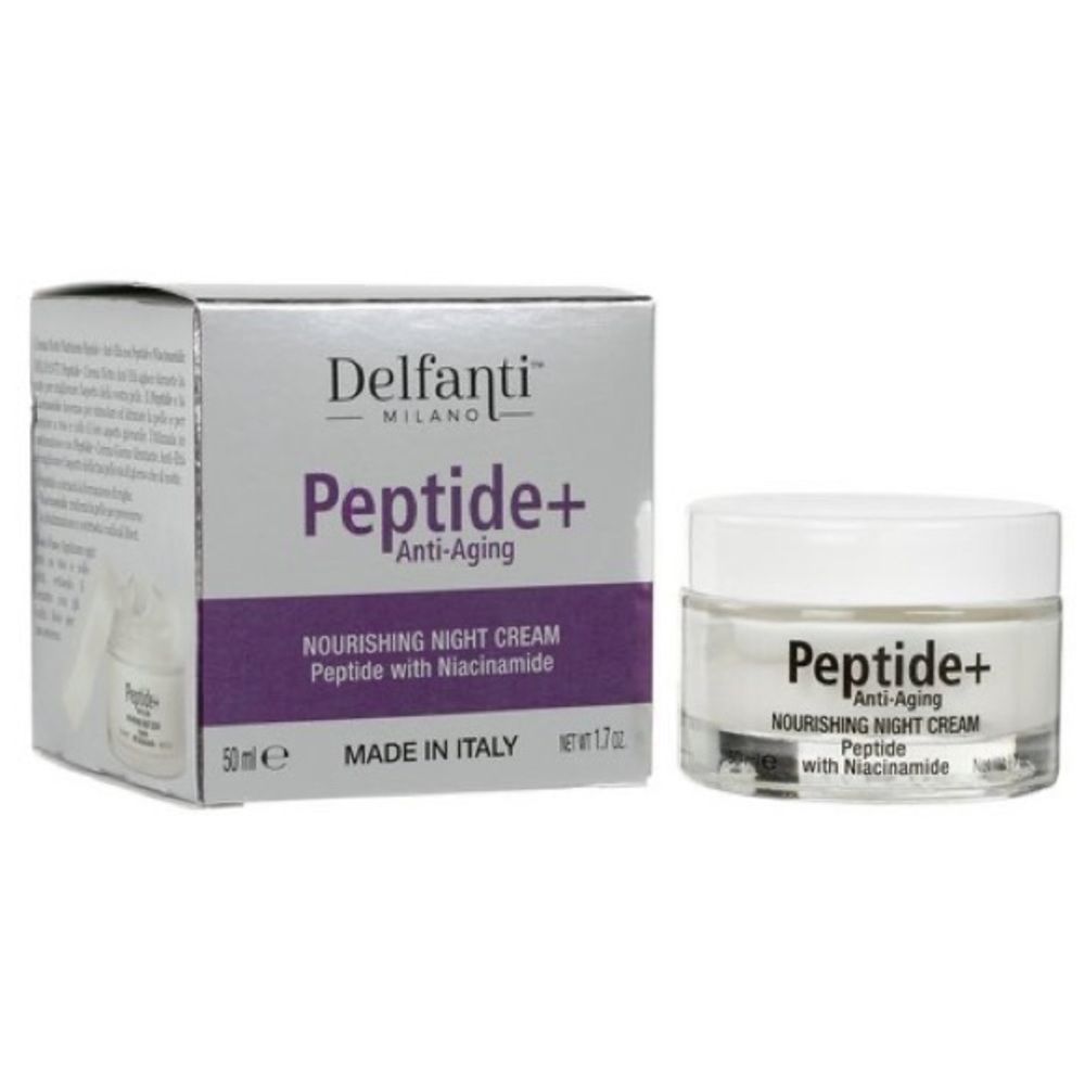 Delfanti Milano Peptide Niacinamide Anti-Aging Night Cream Italy NIB